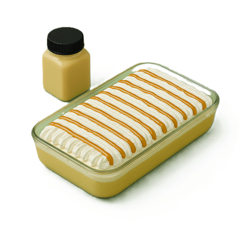 Caramel Milk Cake Soft Cream Delight