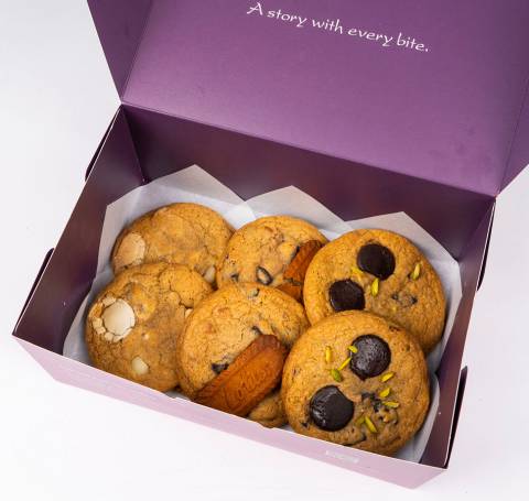 Assorted Cookie Box of 6 Flavours