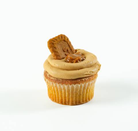 Biscoff Cupcake with Lotus CreamFill